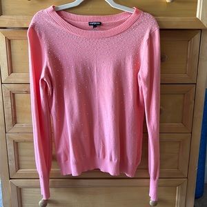 Coral Sweater. Size Large